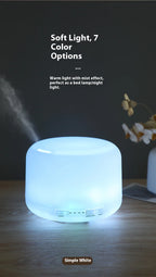 500ml Aromatherapy Essential Oil Diffuser with LED Night Light