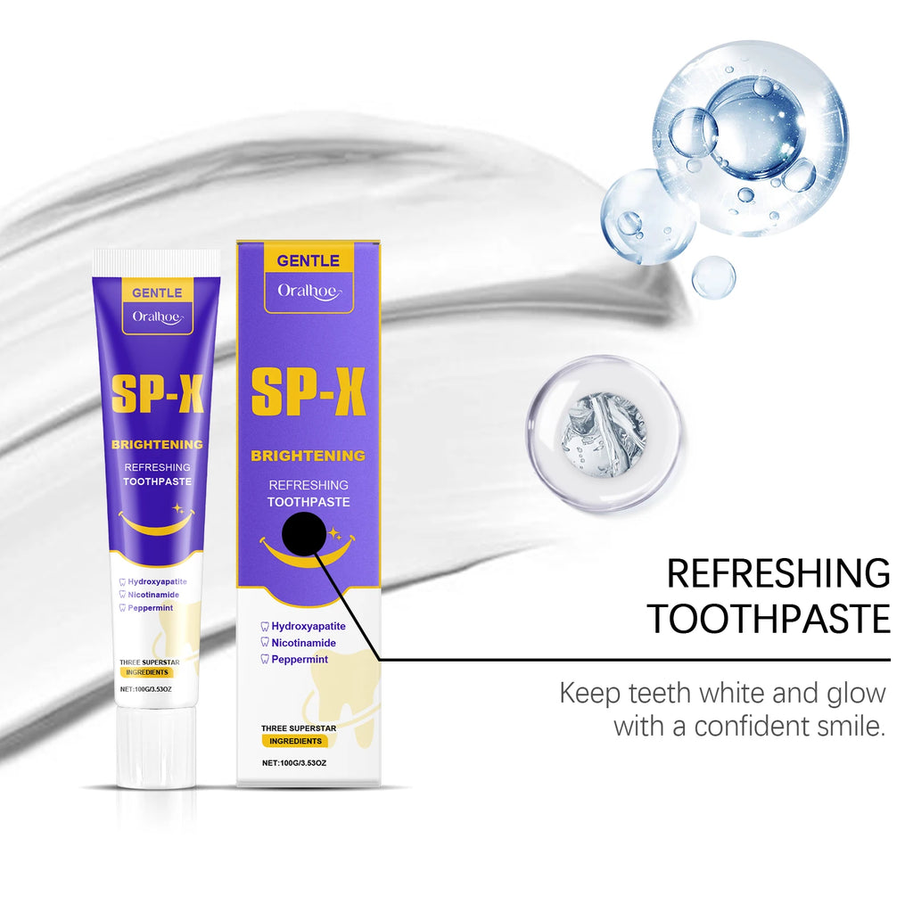 Brightening Toothpaste for Teeth Whitening and Stain Removal