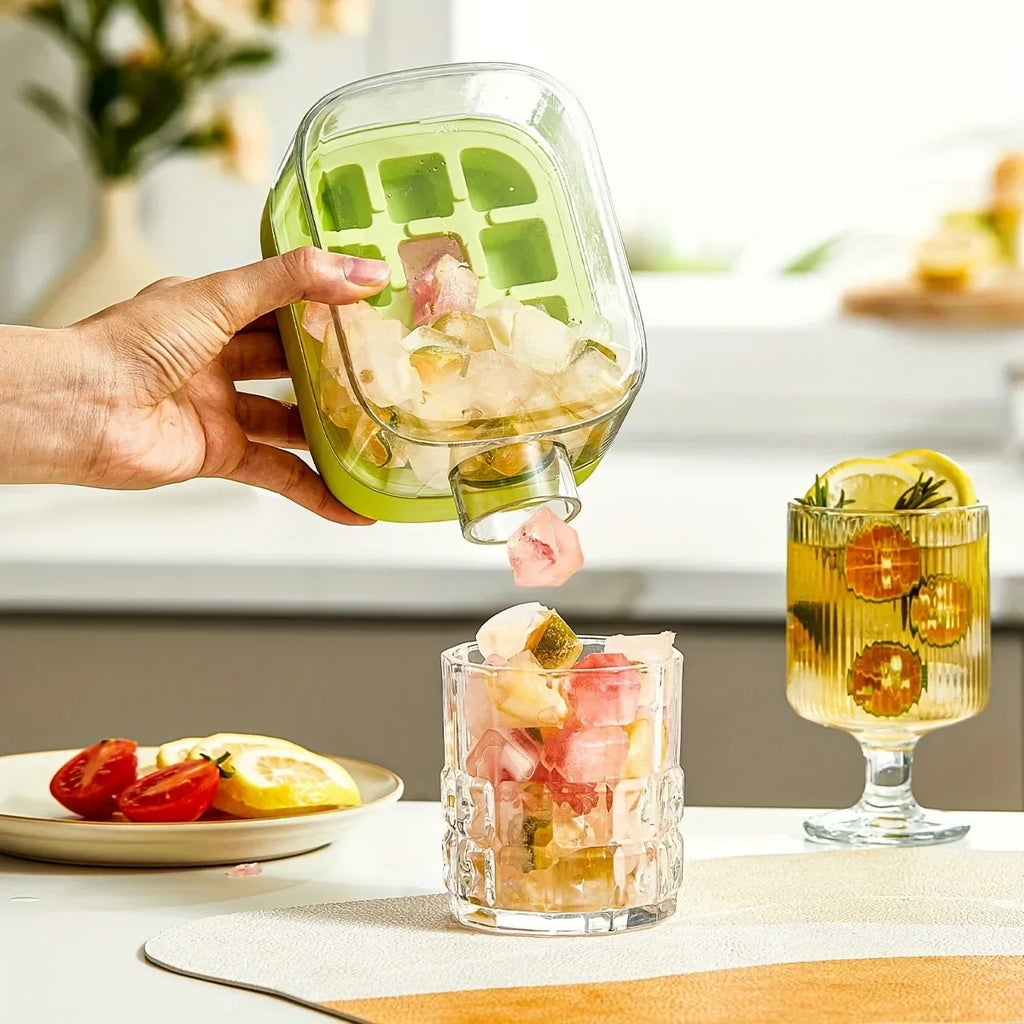 Portable Ice Cube Maker and Storage Bottle
