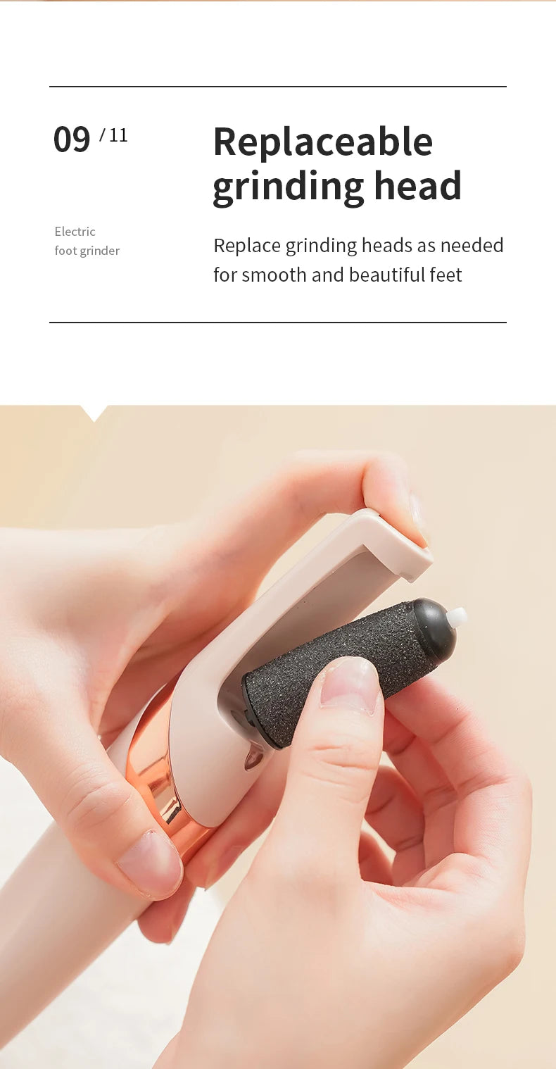 Electric Rechargeable Foot Callus Remover for Pedicure - 18