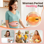 Cordless Menstrual Heating Pad with Vibration Massage