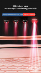 Electric EMS Scalp Massager and Hair Oil Applicator Comb