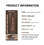 Volumizing Eyebrow Mousse Gel for Fluffy Brows