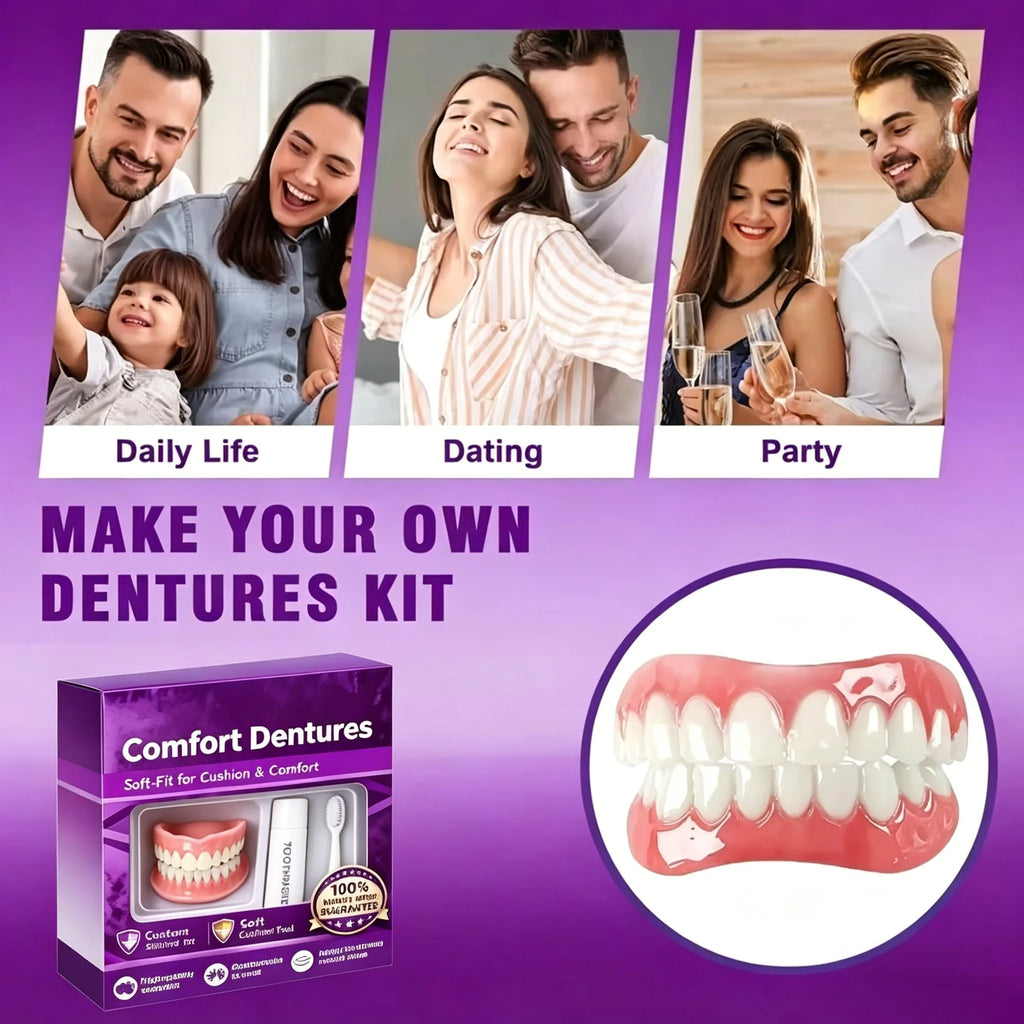 Comfort Fit Cosmetic Dentures for Natural Smile