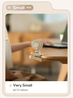 Portable USB Rechargeable Clip-On Cooling Fan