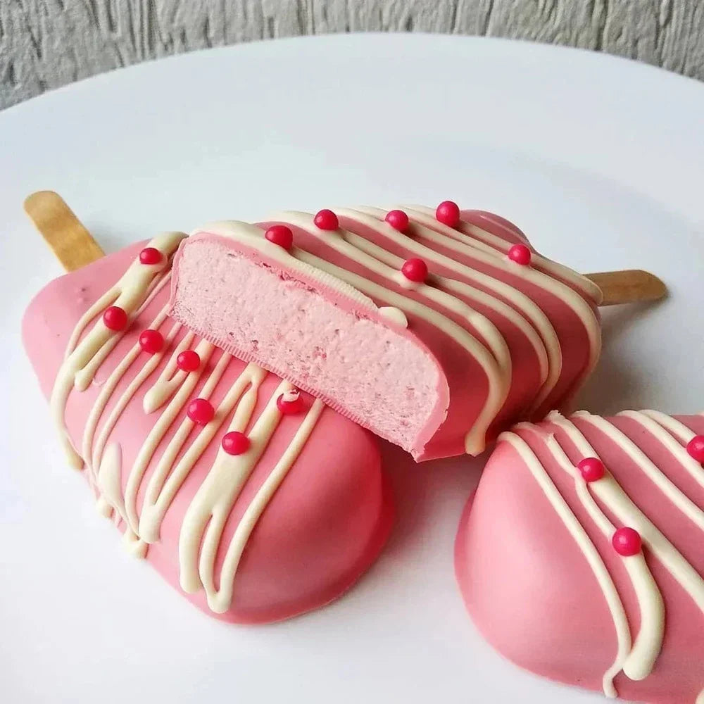 Silicone Ice Cream and Popsicle Maker Mold Tray - 9
