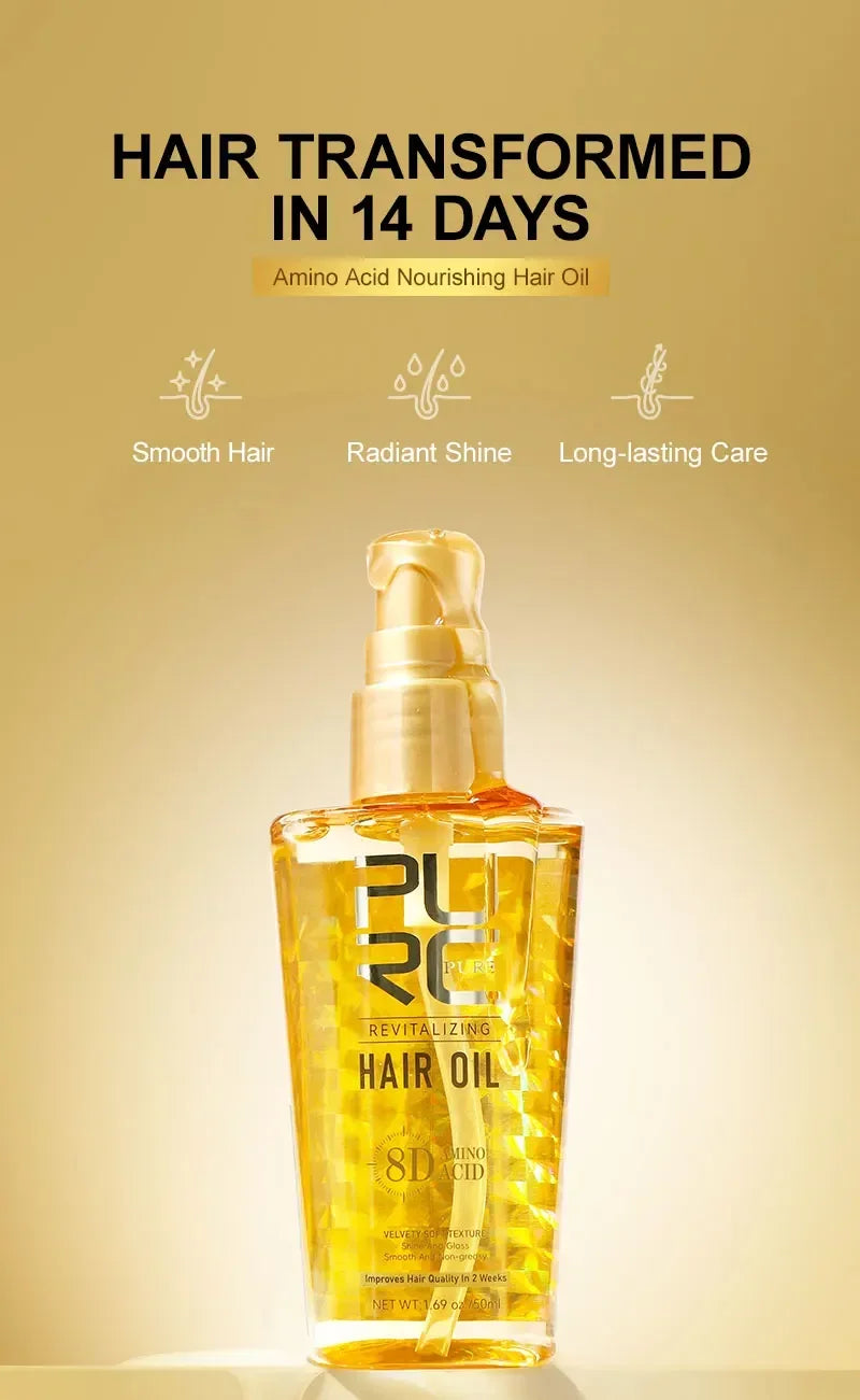 Amino Acid Revitalizing Hair Oil for Dry and Damaged Hair - 7