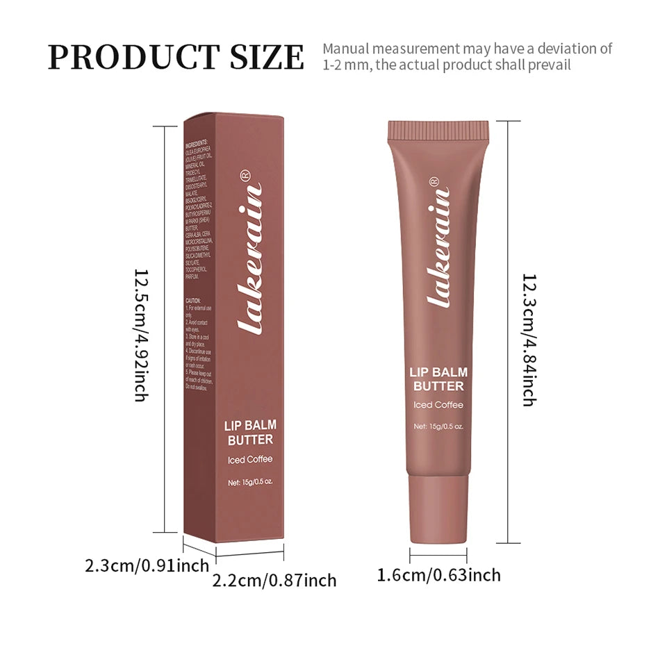 Hydrating Moisturizing Lip Butter Gloss for Dry Cracked Lips - 15