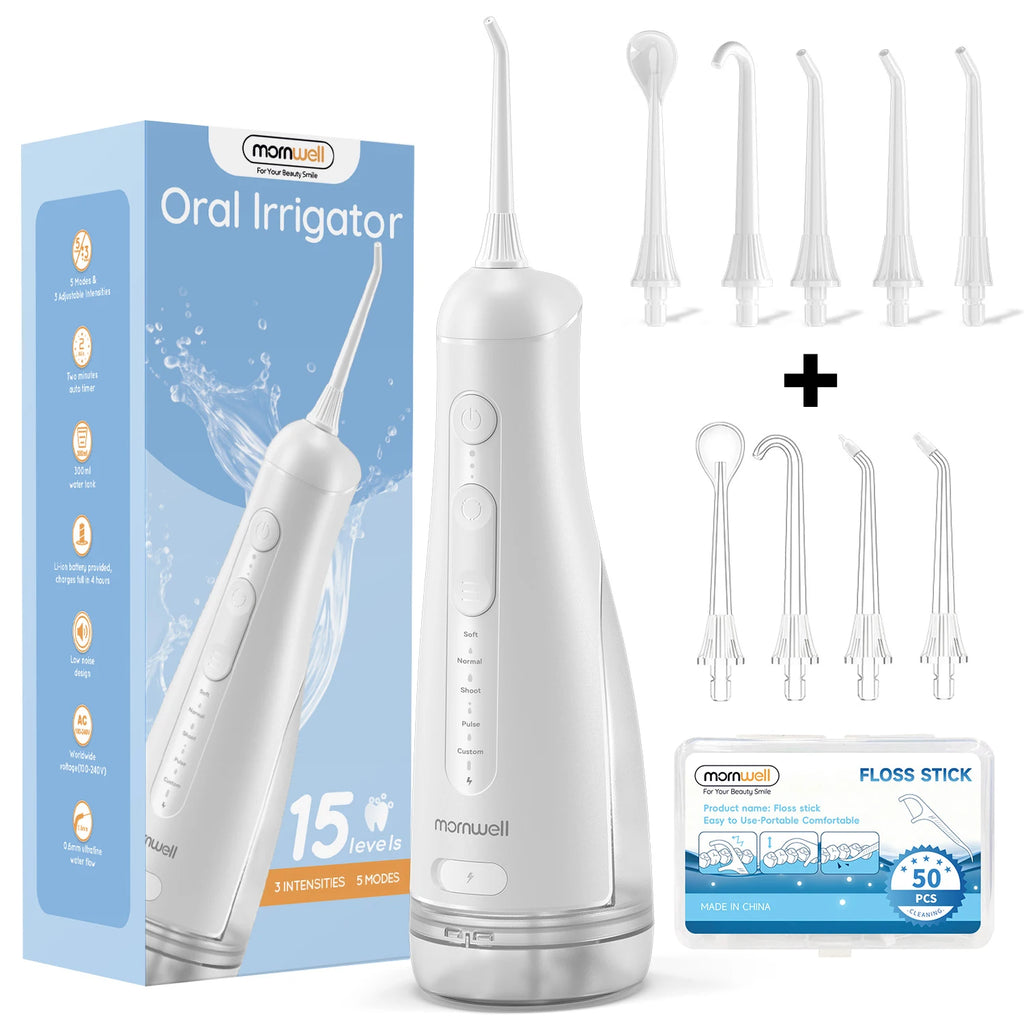 Portable Electric Cordless Water Flosser for Teeth Cleaning