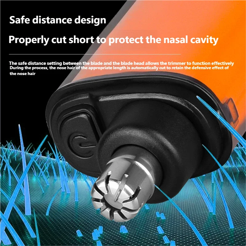 Rechargeable Portable Nose and Ear Hair Trimmer - 4
