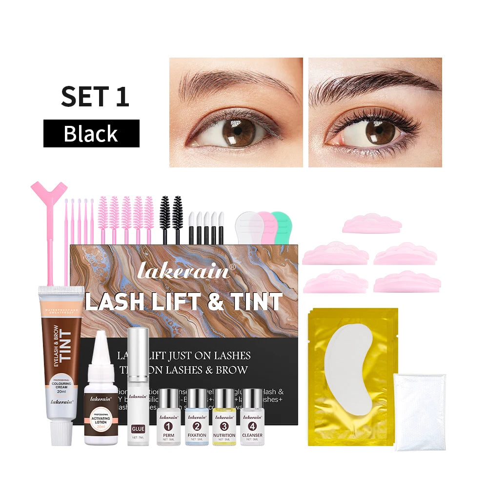 Professional Eyelash and Eyebrow Lifting and Tinting Kit