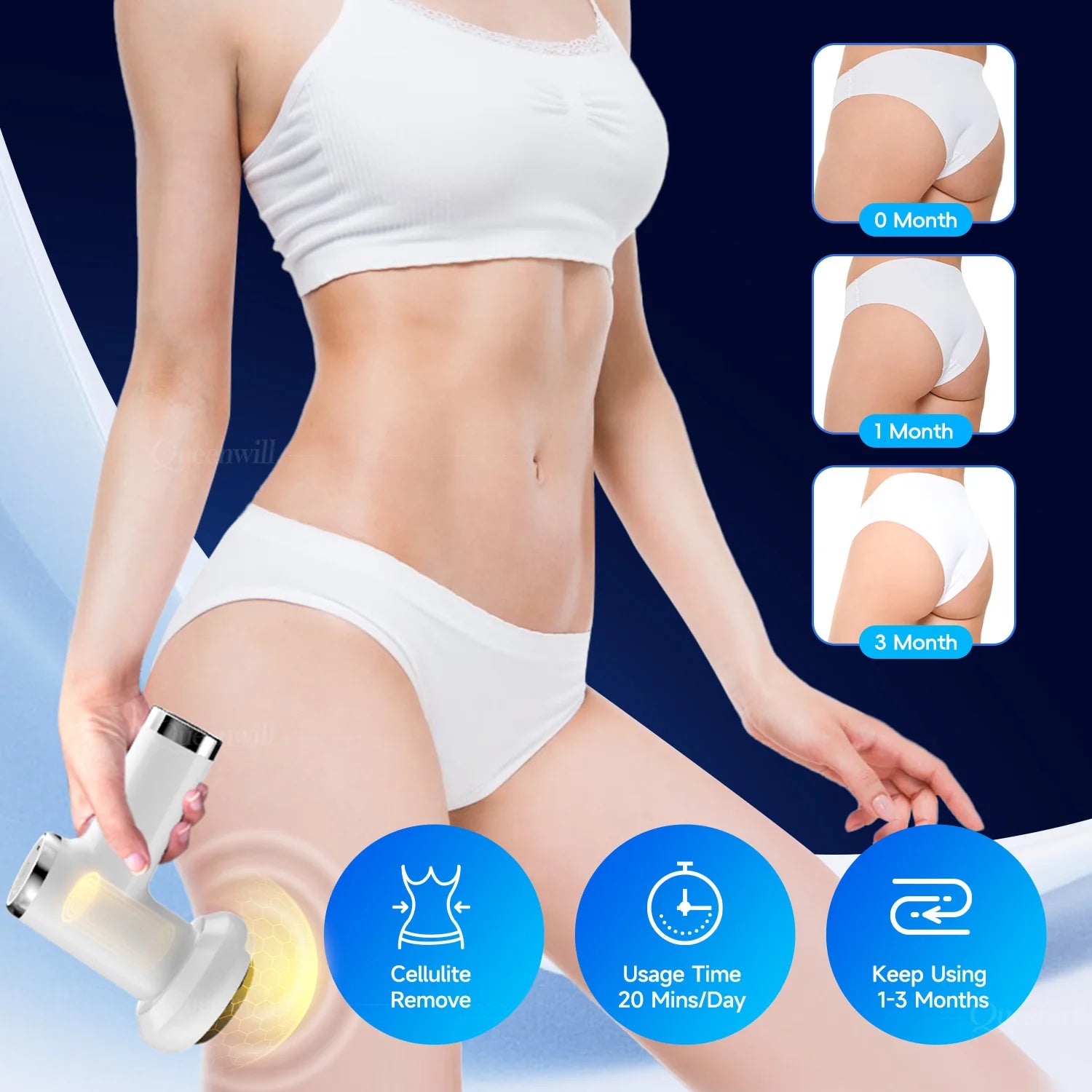 Portable Deep Tissue Body Shaping Massager for Muscle Recovery - 3