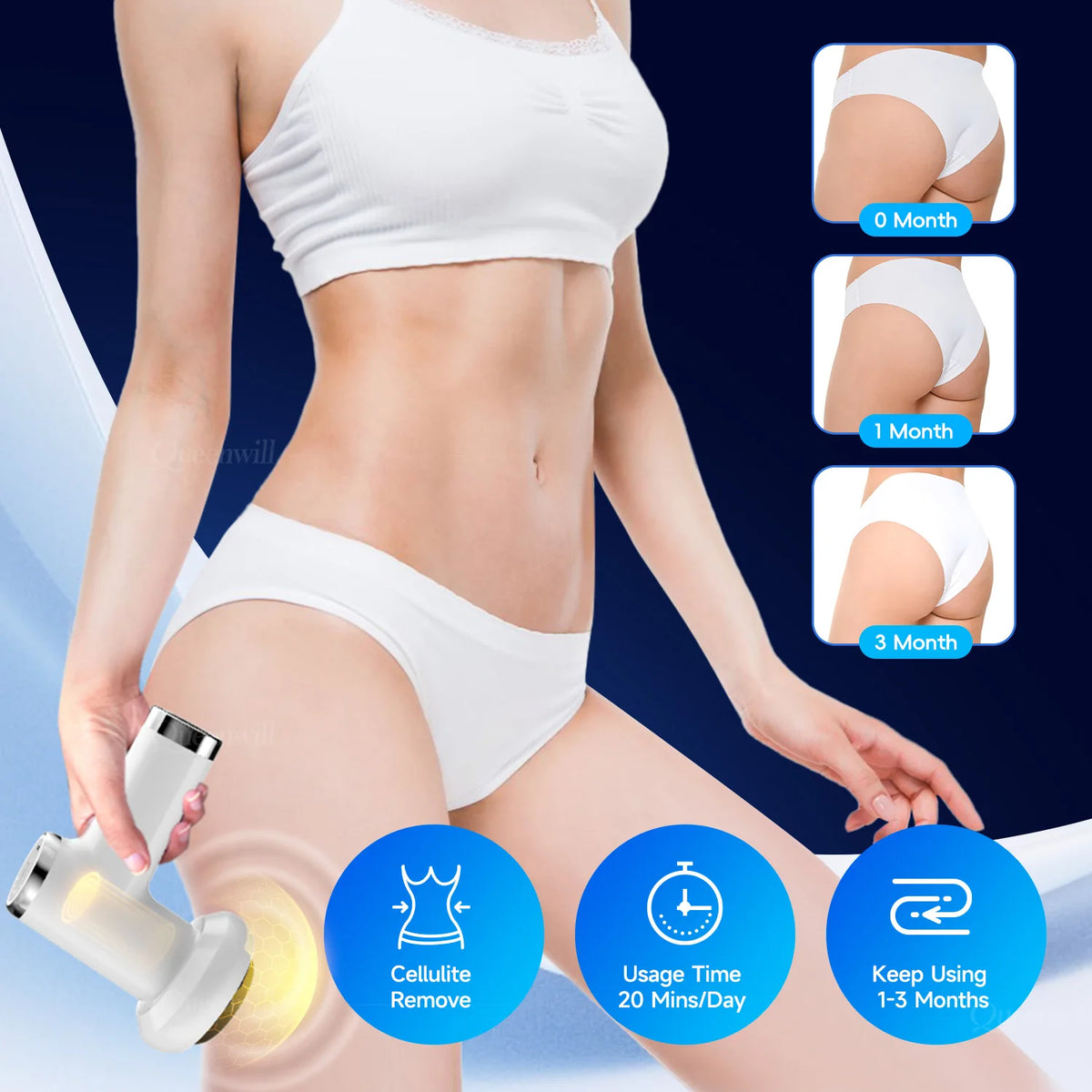 Portable Deep Tissue Body Shaping Massager for Muscle Recovery