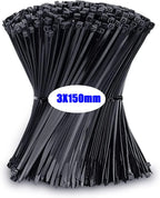 Heavy Duty Self-Locking Nylon Cable Zip Ties for Home and Office