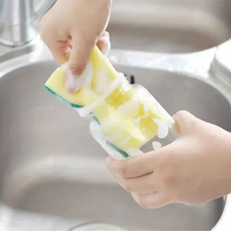 Heavy-Duty Double-Sided Kitchen Cleaning Sponge - 11
