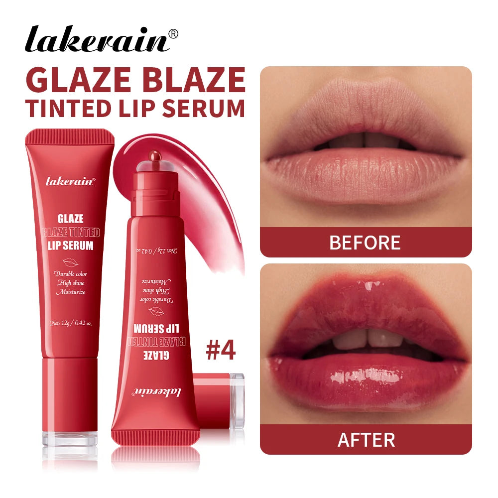 Hydrating Tinted Lip Serum for Plump Glossy Lips