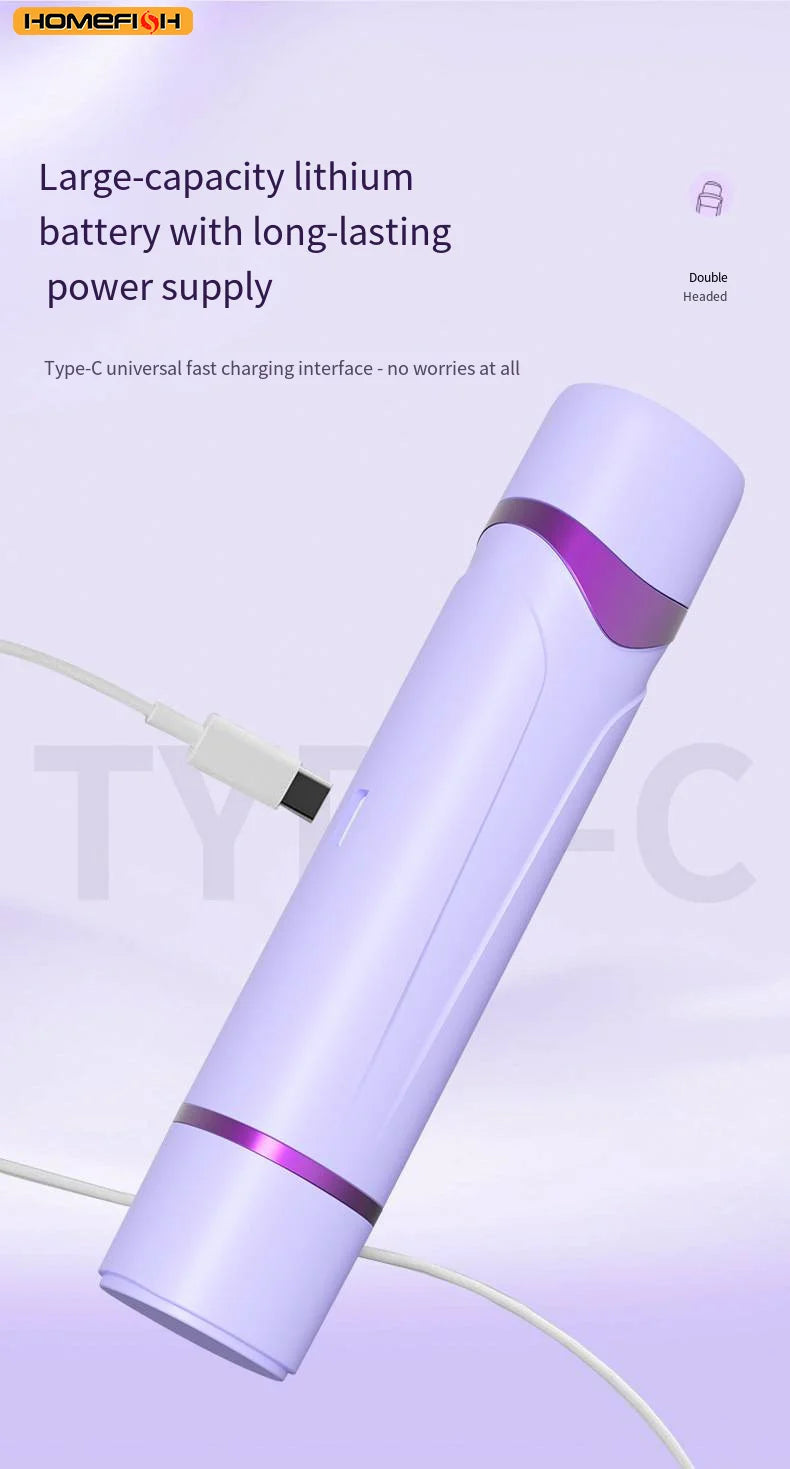 2-in-1 Painless Electric Razor and Hair Remover for Women