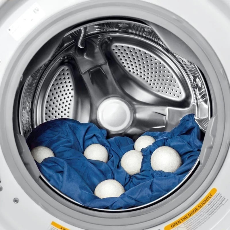 Reusable Wool Laundry Dryer Balls for Soft and Fluffy Clothes