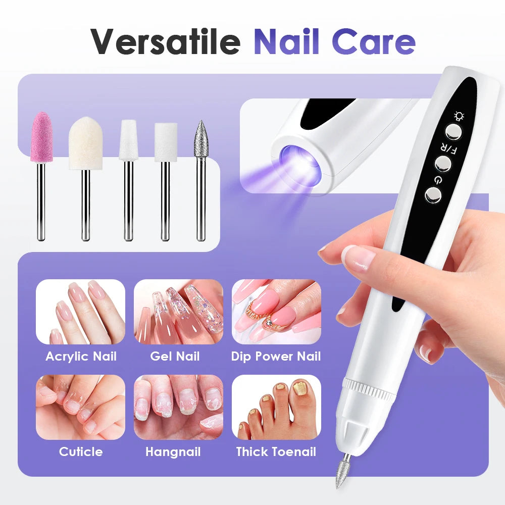 2-in-1 Electric Nail Drill and UV Curing Lamp - 3