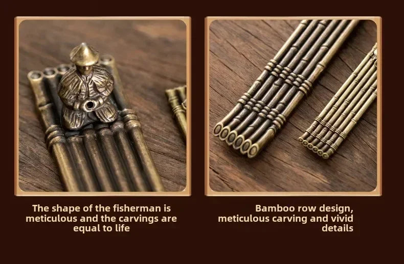 Fishing Boat Incense Stick Holder for Zen Home Decor