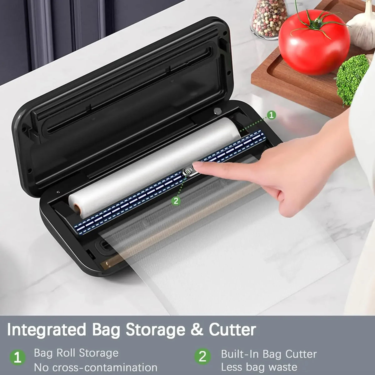 Automatic Food Vacuum Sealer Machine for Fresh Food Storage