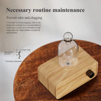 Waterless Wood and Glass Essential Oil Aromatherapy Diffuser