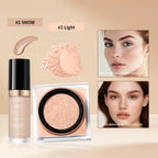 Matte Face Concealer and Setting Powder Makeup Set