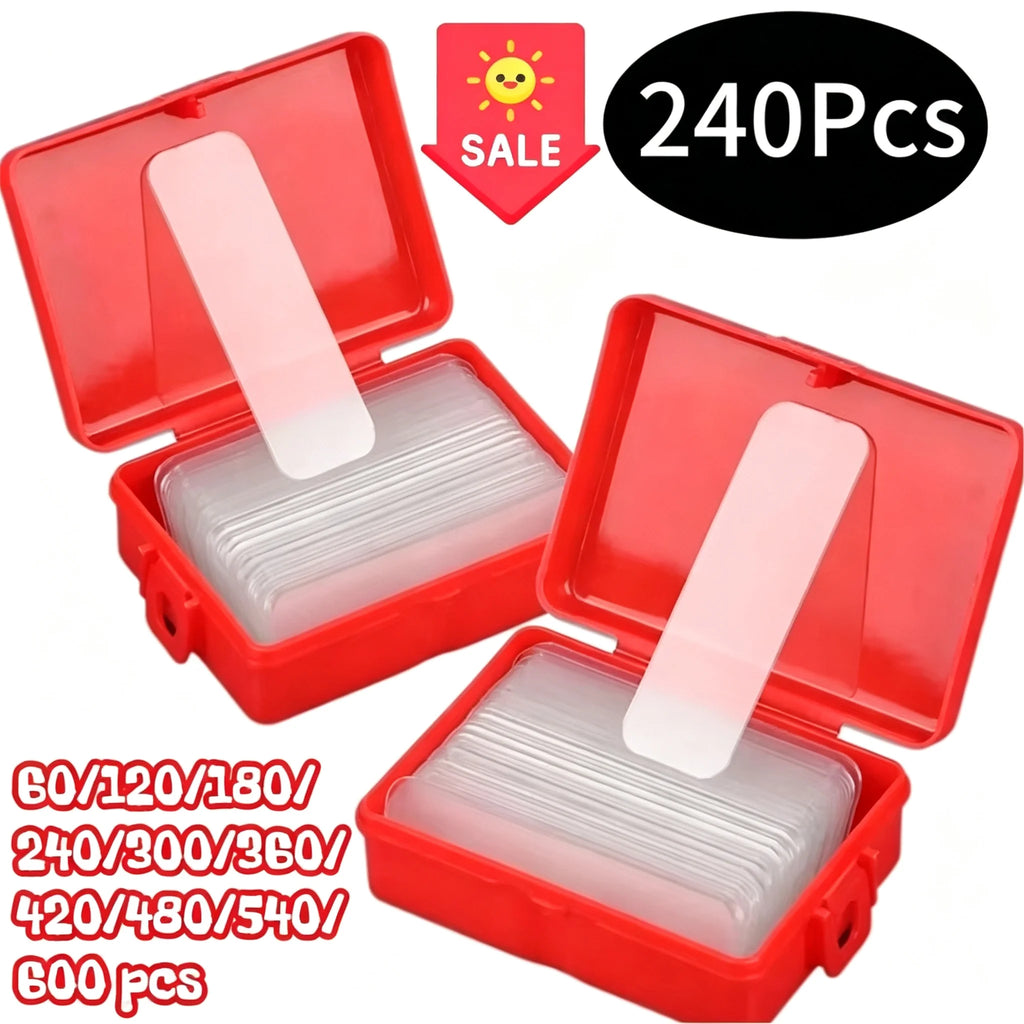 Heavy-Duty Transparent Reusable Nano Adhesive Tape Pads