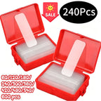Heavy-Duty Transparent Reusable Nano Adhesive Tape Pads