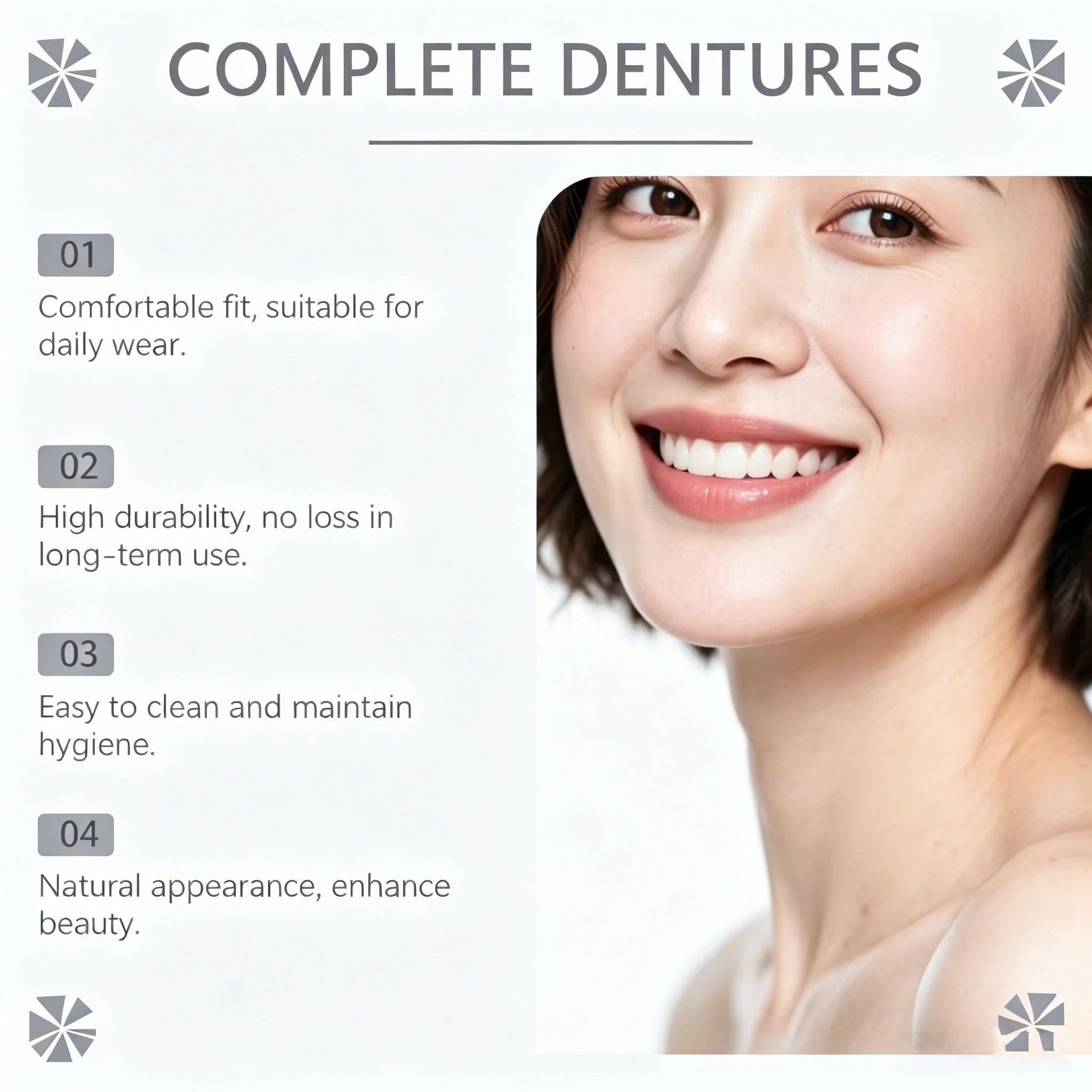 Instant Snap-On Silicone Smile Veneers for Natural Looking Teeth - 5