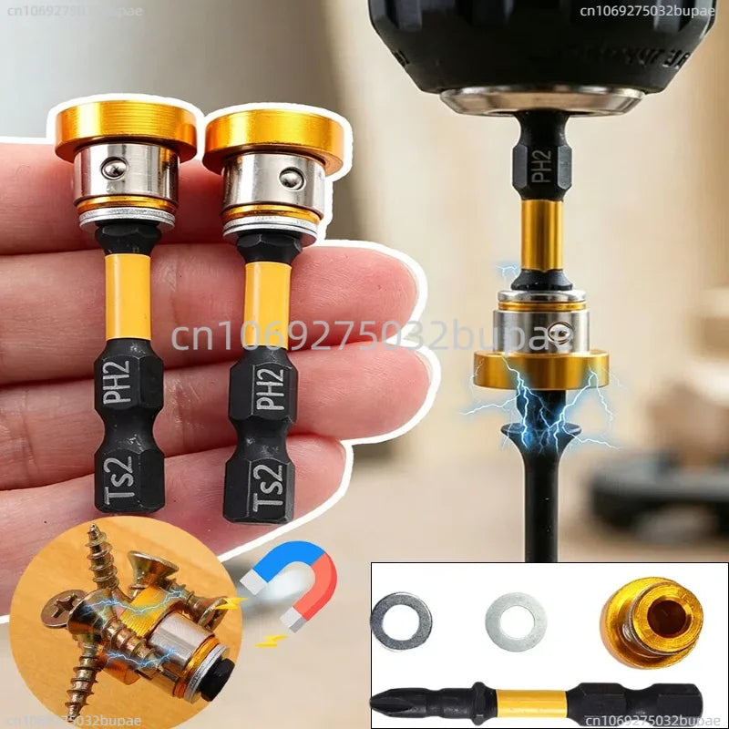Magnetic Drywall Screw Setter and Positioning Drill Bit - 1