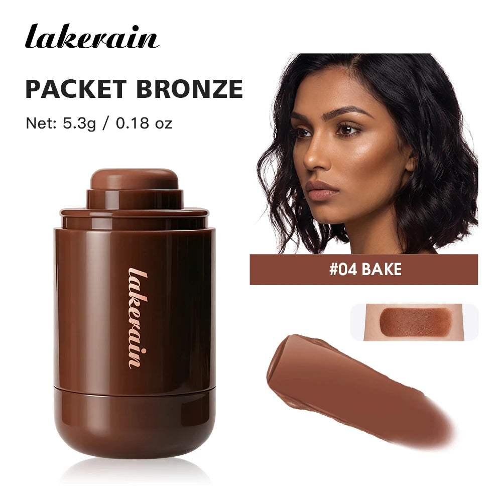 Cream Bronzer Stick for Sculpted Face Contouring