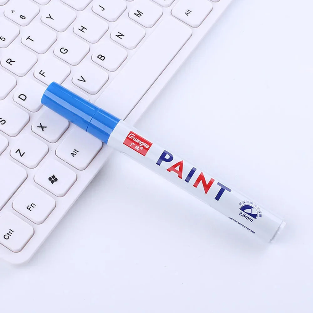Waterproof Permanent Tire and Car Paint Marker Pen - 10