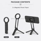 Magnetic Foldable Phone Tripod for Photography and Live Streaming