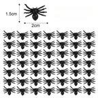 Mini Realistic Black Spider Props for Halloween Decorations