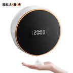 Automatic Touchless Foam Soap Dispenser with Temperature Display