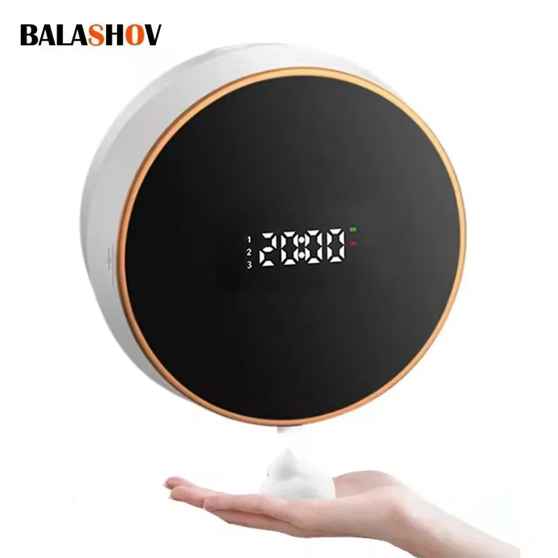 Automatic Touchless Foam Soap Dispenser with Temperature Display