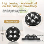 Self-Adhesive 360° Swivel Casters for Furniture and Appliances