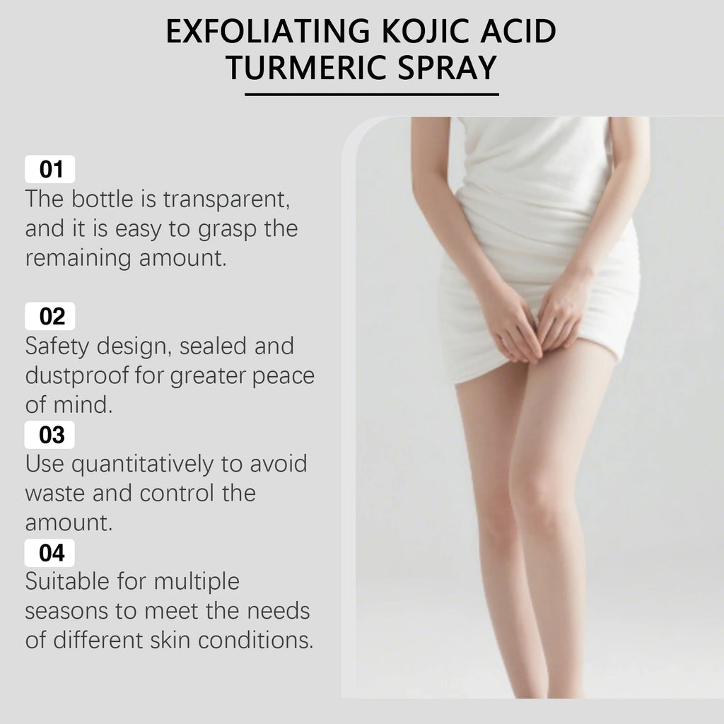 Exfoliating Brightening Skin Peeling Spray for Body and Feet