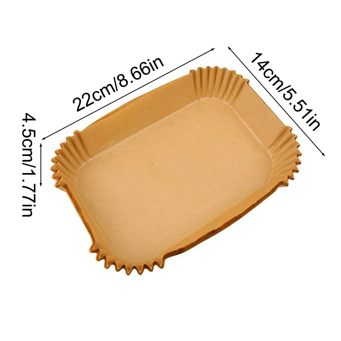 Disposable Non-Stick Air Fryer Parchment Paper Liners