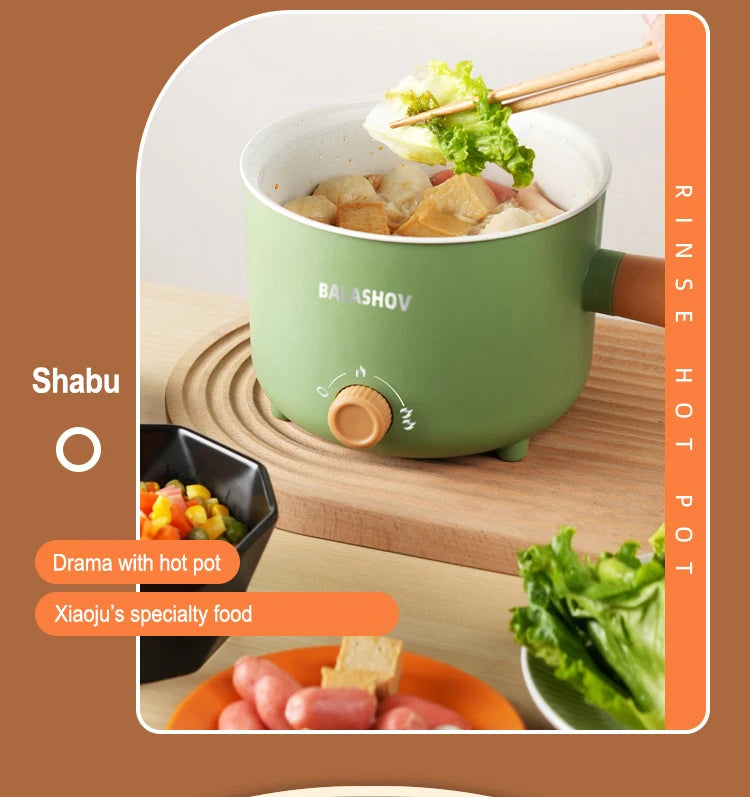 Compact Electric Multi-Cooker for Quick Home Meals