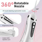 Portable Rechargeable Electric Water Flosser for Teeth Deep Cleaning