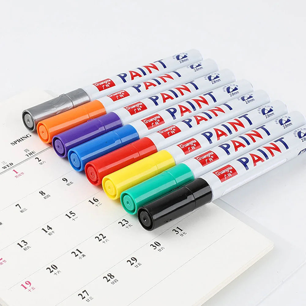 Waterproof Permanent Tire and Car Paint Marker Pen