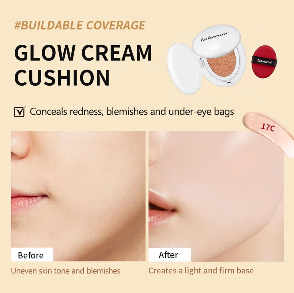 Semi-Matte Long-Lasting Cushion Foundation for Flawless Coverage