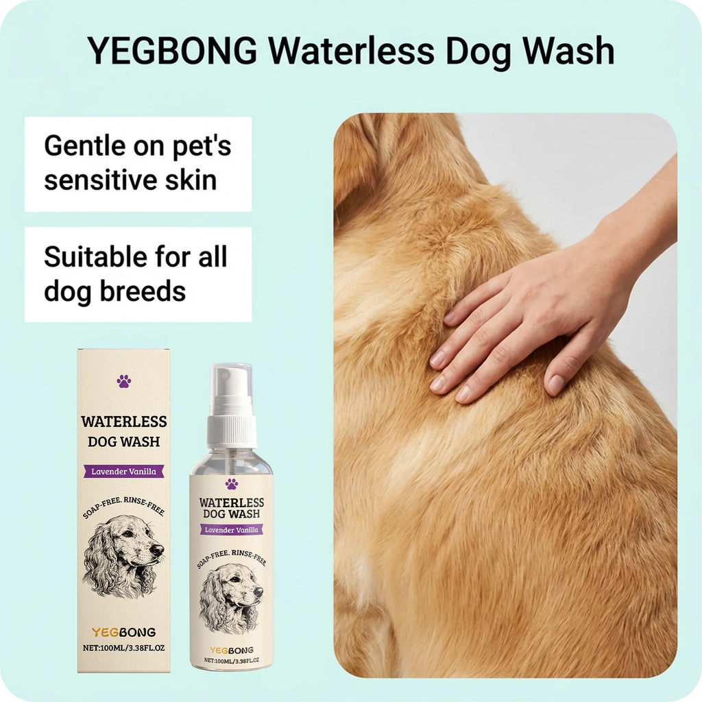 Waterless Pet Shampoo Spray for Dogs