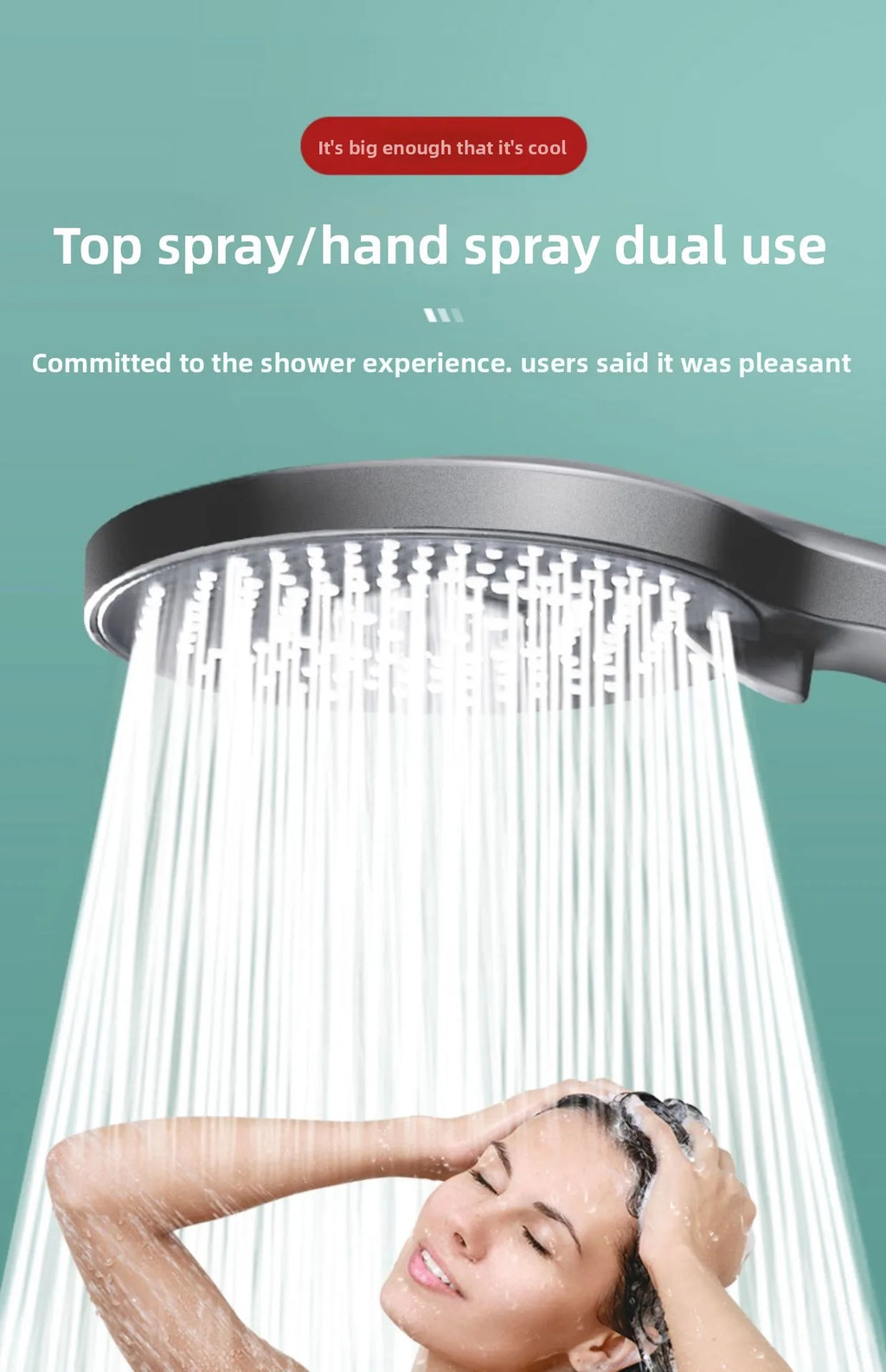 5-Mode Adjustable Handheld Water-Saving Shower Head