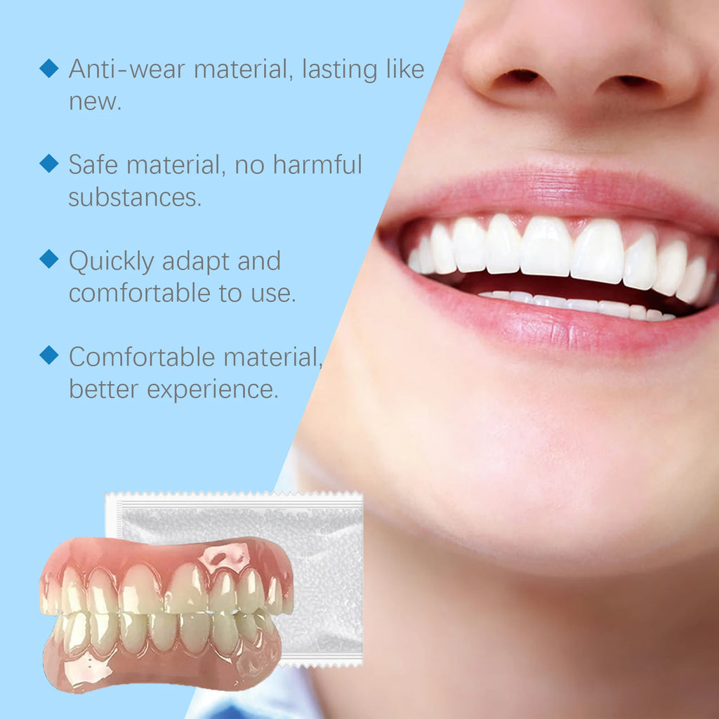 Comfortable Silicone Full Denture Set for Natural Smile Restoration