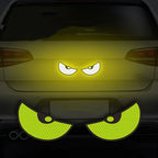 Reflective Devil Eye Car Decals for Enhanced Night Safety