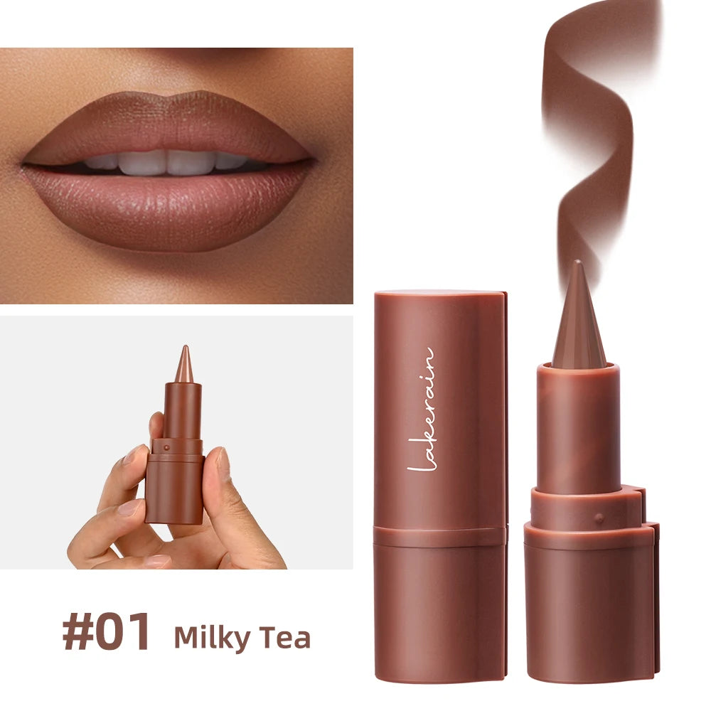 2-in-1 Waterproof Matte Lip Liner and Lipstick Crayon - 30