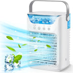 Portable Desktop Air Cooler with Humidifier Spray